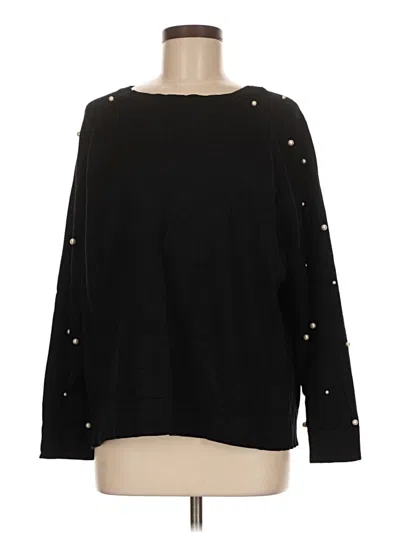 Pre-owned Zara Pullover Sweater In Black