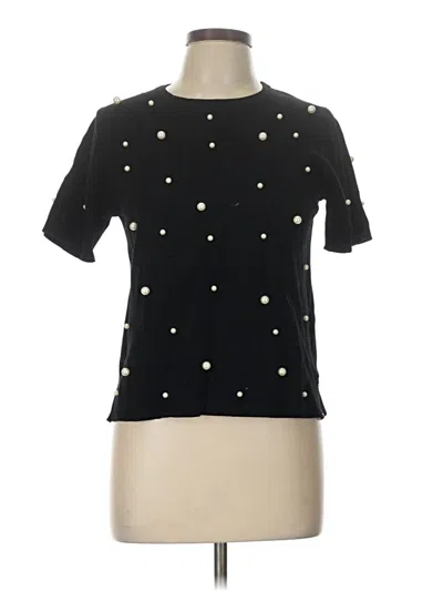 Pre-owned Zara Pullover Sweater In Black