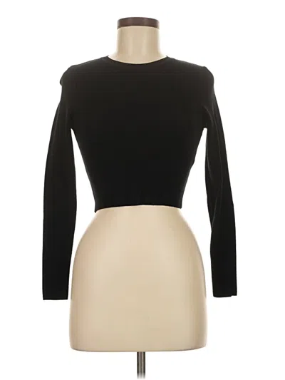 Pre-owned Zara Pullover Sweater In Black