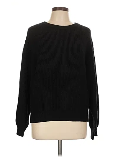 Pre-owned Zara Pullover Sweater In Black