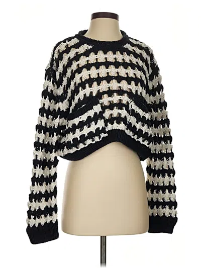Pre-owned Zara Pullover Sweater In Black