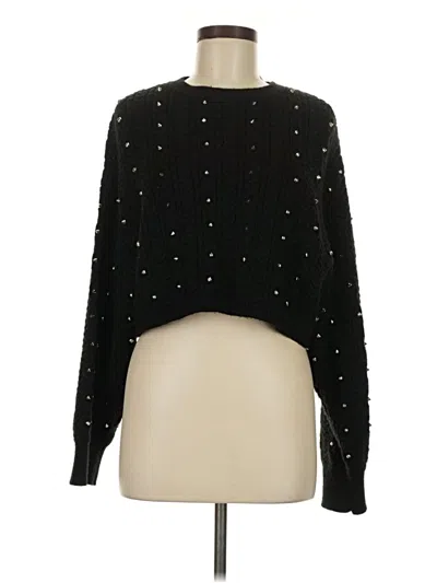 Pre-owned Zara Pullover Sweater In Black
