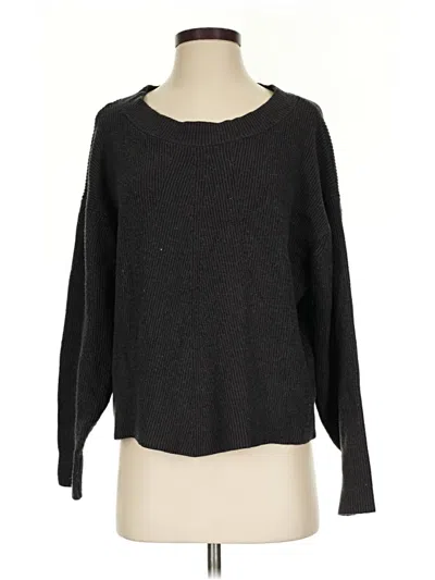 Pre-owned Zara Pullover Sweater In Black
