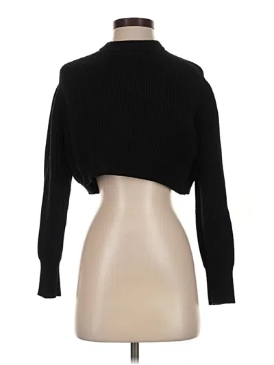 Pre-owned Zara Pullover Sweater In Black