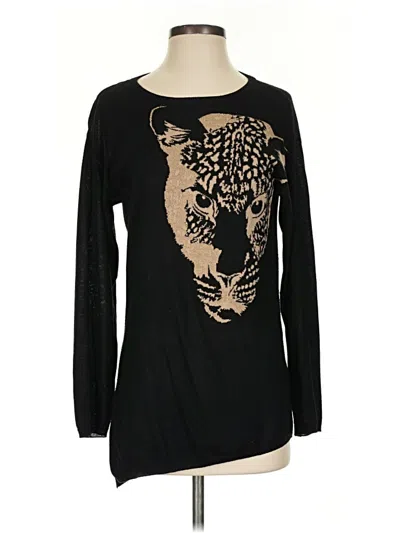 Pre-owned Zara Pullover Sweater In Black