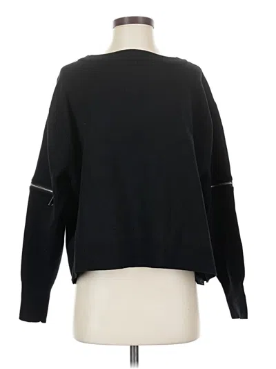 Pre-owned Zara Pullover Sweater In Black