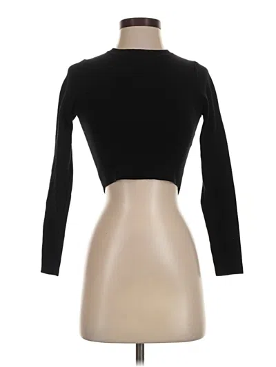 Pre-owned Zara Pullover Sweater In Black