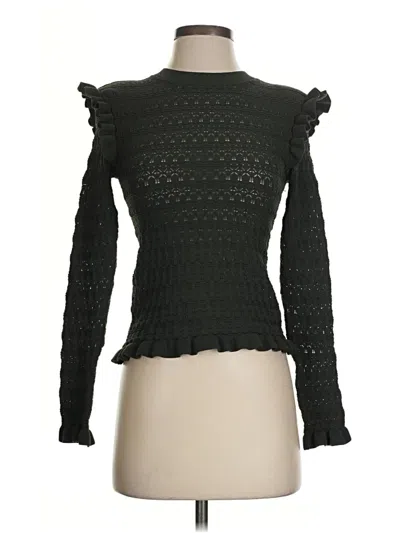 Pre-owned Zara Pullover Sweater In Black
