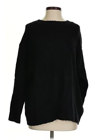 Pre-owned Zara Pullover Sweater In Black