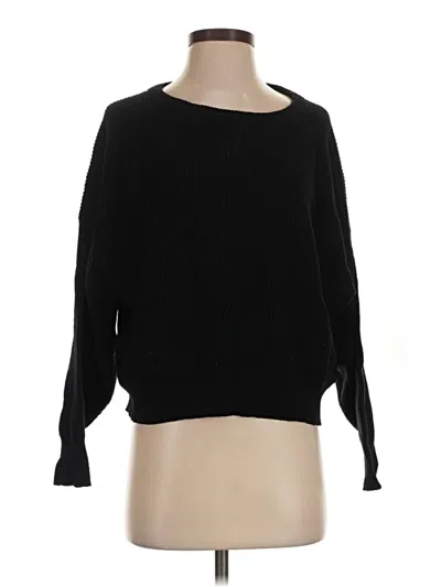 Pre-owned Zara Pullover Sweater In Black