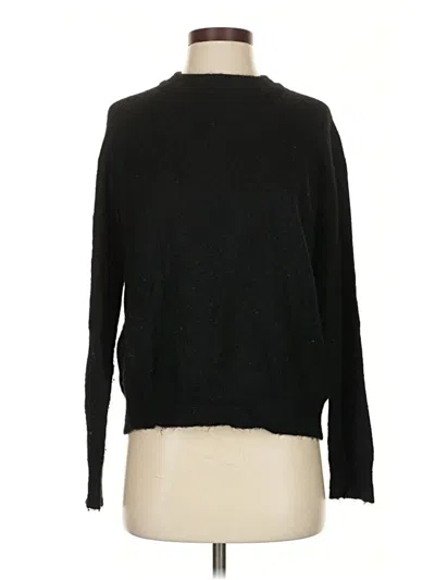 Pre-owned Zara Pullover Sweater In Black