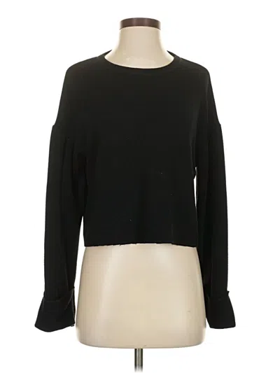 Pre-owned Zara Pullover Sweater In Black