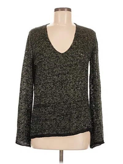 Pre-owned Zara Pullover Sweater In Black