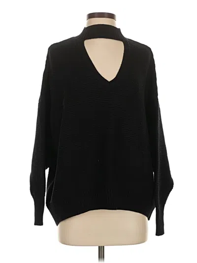 Pre-owned Zara Pullover Sweater In Black