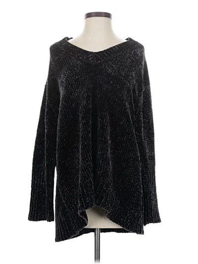 Pre-owned Zara Pullover Sweater In Black