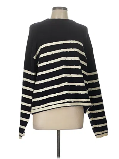 Pre-owned Zara Pullover Sweater In Black