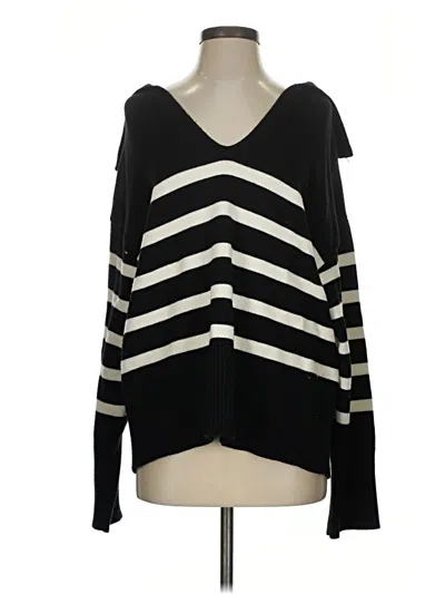 Pre-owned Zara Pullover Sweater In Black