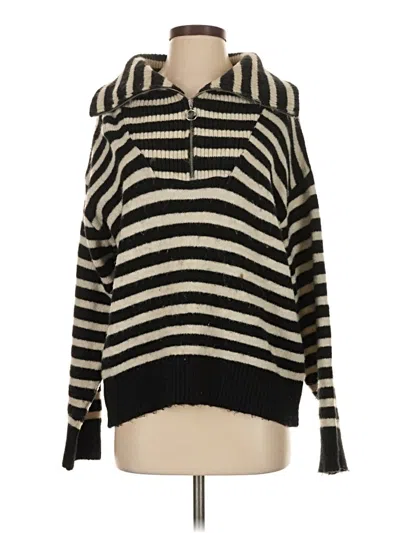 Pre-owned Zara Pullover Sweater In Black