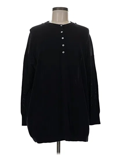 Pre-owned Zara Pullover Sweater In Black