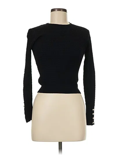 Pre-owned Zara Pullover Sweater In Black