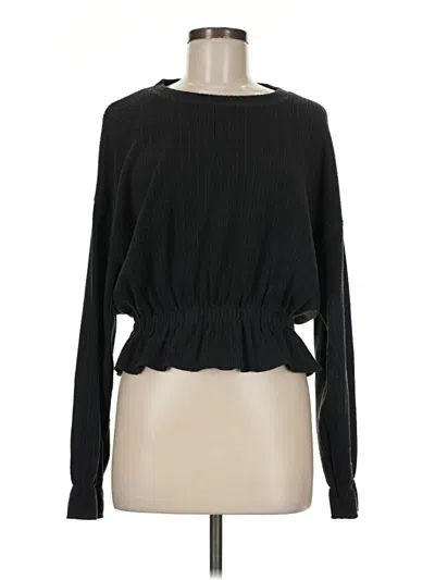 Pre-owned Zara Pullover Sweater In Black