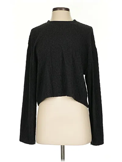 Pre-owned Zara Pullover Sweater In Black