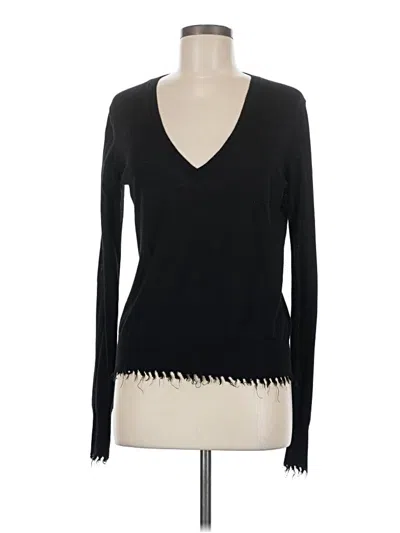 Pre-owned Zara Pullover Sweater In Black