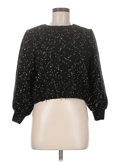 Pre-owned Zara Pullover Sweater In Black