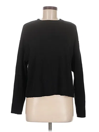 Pre-owned Zara Pullover Sweater In Black