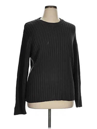 Pre-owned Zara Pullover Sweater In Black