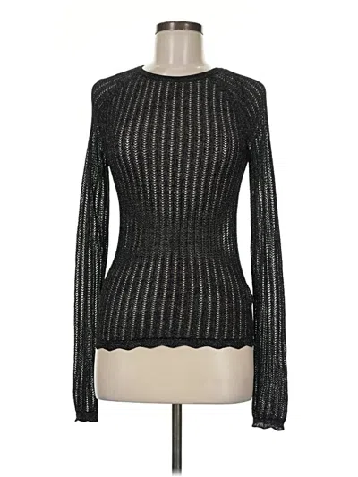 Pre-owned Zara Pullover Sweater In Black
