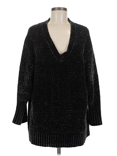 Pre-owned Zara Pullover Sweater In Black