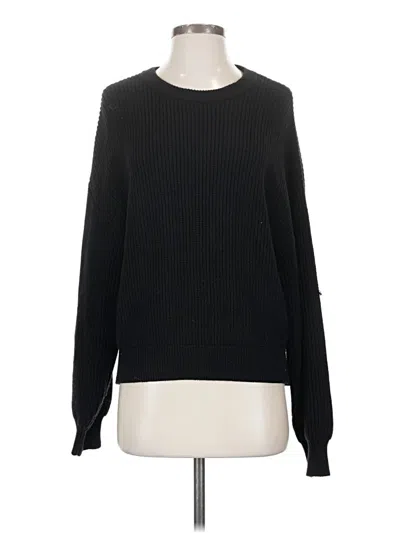 Pre-owned Zara Pullover Sweater In Black