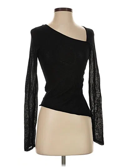 Pre-owned Zara Pullover Sweater In Black