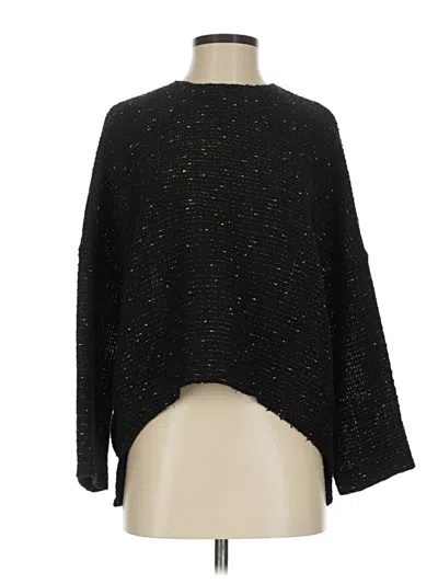 Pre-owned Zara Pullover Sweater In Black