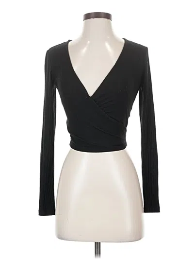 Pre-owned Zara Pullover Sweater In Black