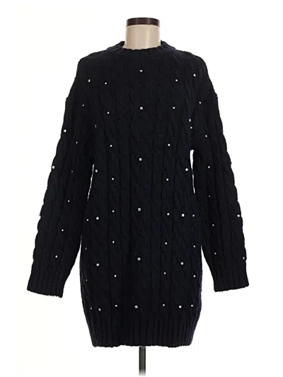 Pre-owned Zara Pullover Sweater In Black