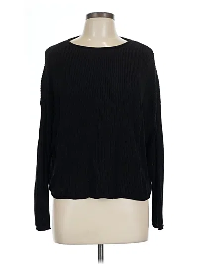 Pre-owned Zara Pullover Sweater In Black