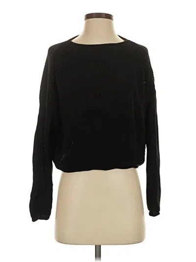 Pre-owned Zara Pullover Sweater In Black