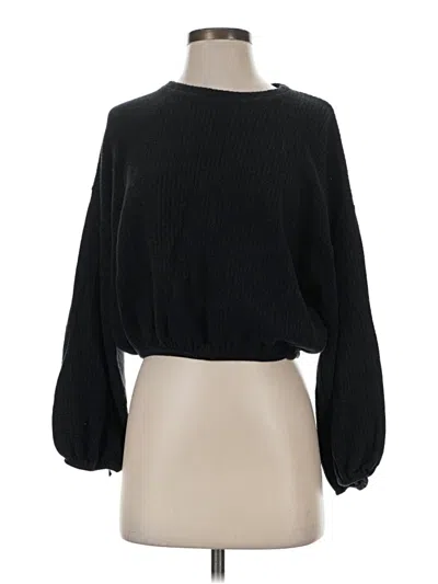Pre-owned Zara Pullover Sweater In Black