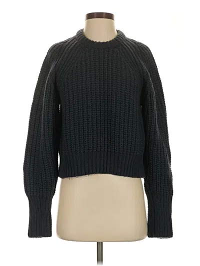 Pre-owned Zara Pullover Sweater In Black