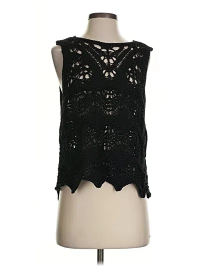 Pre-owned Zara Pullover Sweater In Black