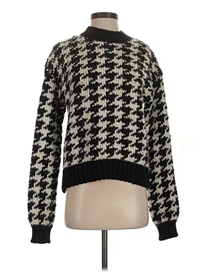 Pre-owned Zara Pullover Sweater In Black