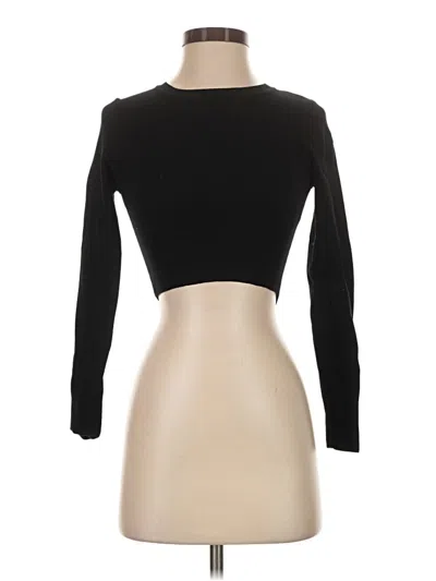 Pre-owned Zara Pullover Sweater In Black