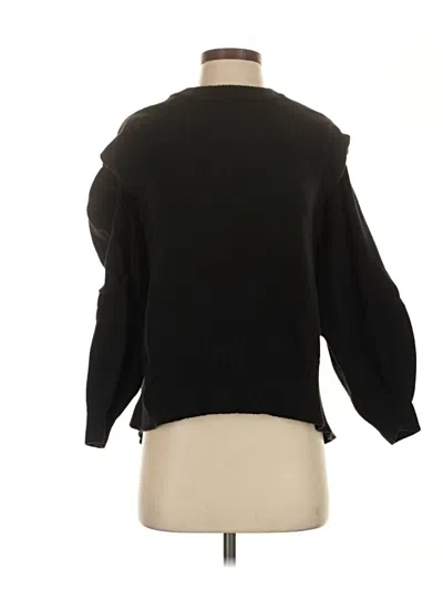 Pre-owned Zara Pullover Sweater In Black