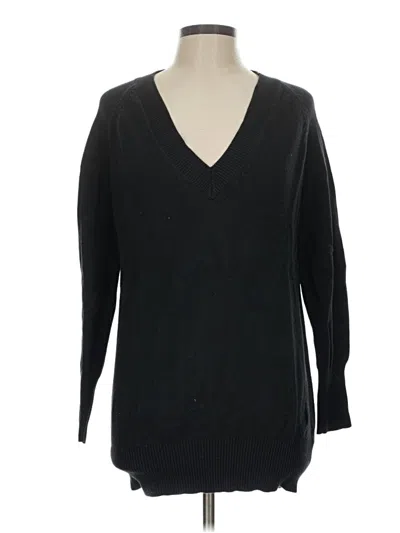 Pre-owned Zara Pullover Sweater In Black