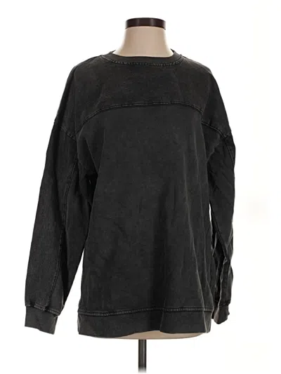 Pre-owned Zara Pullover Sweater In Black