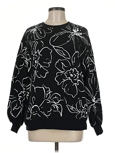 Pre-owned Zara Pullover Sweater In Black