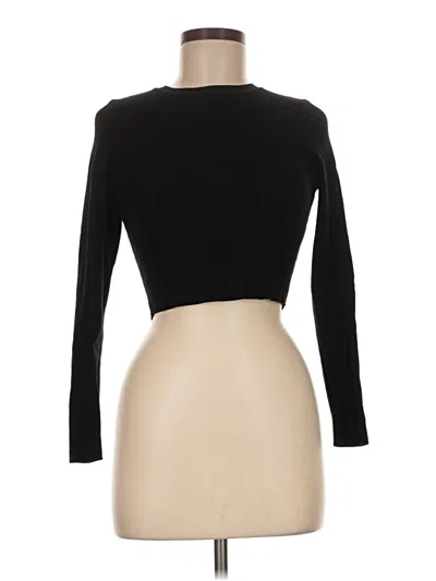 Pre-owned Zara Pullover Sweater In Black