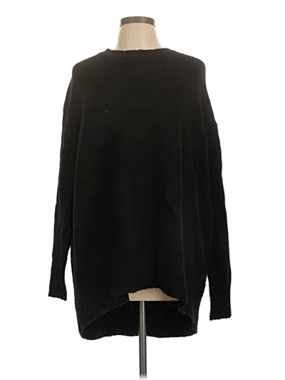 Pre-owned Zara Pullover Sweater In Black
